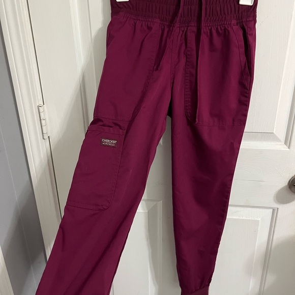 Cherokee Burgundy Scrubs - Picture 1 of 1